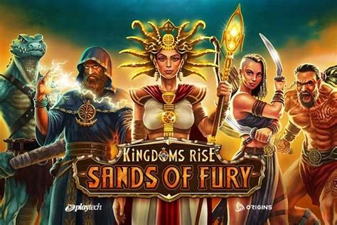 Kingdoms Rise Sands of Fury slot by Playtech .